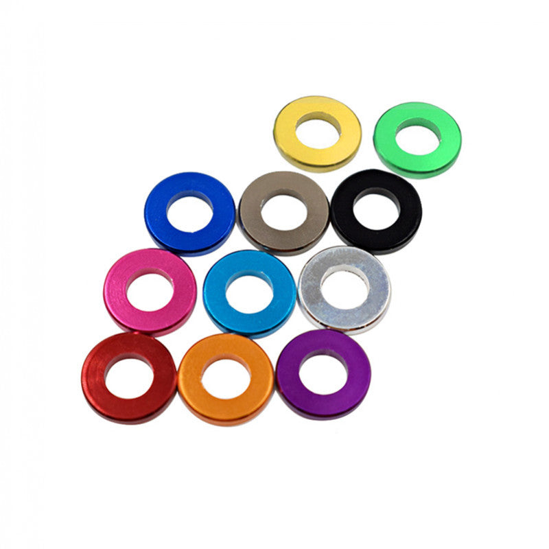 Set De 4 Espaceurs De Casque Vélo En Aluminium - 5/10/15/20 Mm, Pour Fourche 28,6 Mm, 4 Couleurs - 3