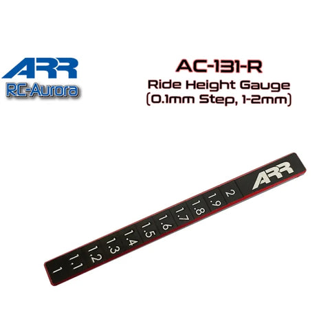 RC-Aurora ARR Ride Height Gauge (0.1mm Step, 1-2mm) #AC-131-R