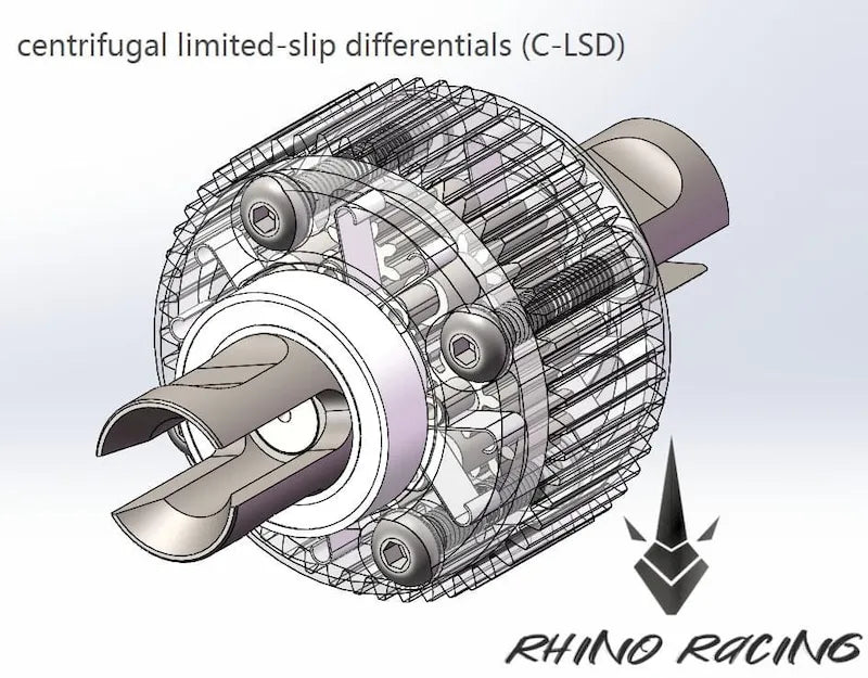 YD2 ACTIVE DIFF (CENTRIFUGAL) C-LSD DIFFERENTIAL UNIT CLSD (ALUMINUM)