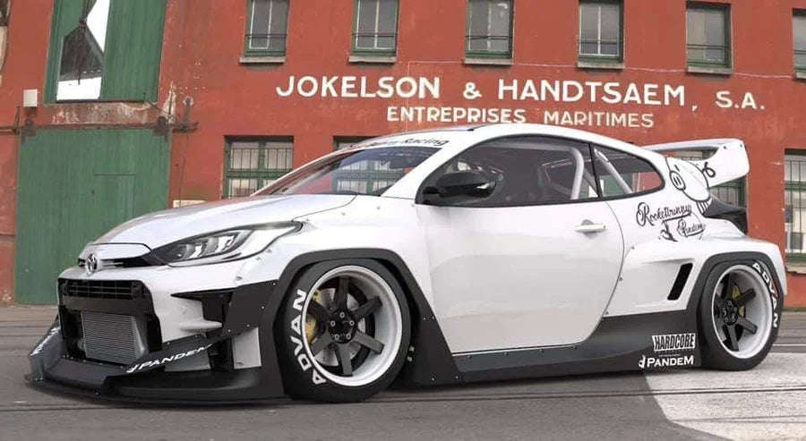 運*場様 ADDICTION TOYOTA GR YARIS PANDEM ボデ Toyota Yaris GR GXPA16 Pandem Wide Body Set [Addiction] AD