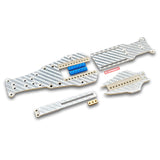 XRX Adjustable Carbon Fiber Chassis (Black or Silver) 90-120mm