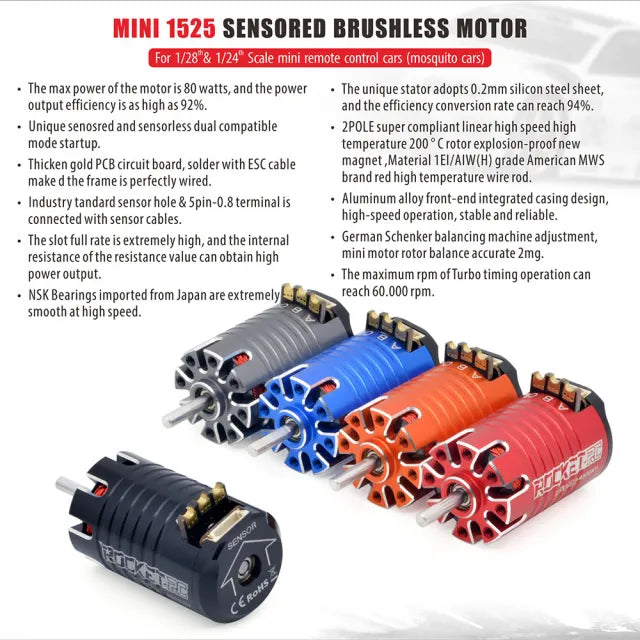 Motor Azul Sin Escobillas 2435 4500 Kv Y Servo 25 A Esc De 2 | Cuotas Motor Azul Sin Escobillas 2435 4500 Kv Y Servo 25 A Esc De 2 | Cuotas