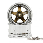 DRIFT ELEMENT Adjst. OFFSET 5 SPOKE ( Bronze ) DS Racing