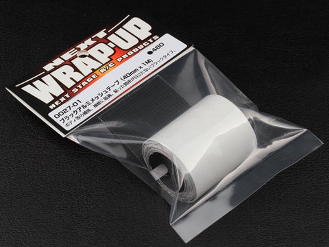 Black aluminum mesh tape (40mm x 1M) WRAP-UP NEXT