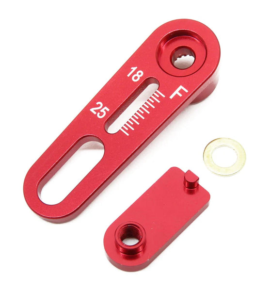 ☆ライフチューナーRED〈体幹強化用〉 Futaba or Sanwa) Adjust Range Servo Horn F 18-25mm (RED)- Wrap-Up