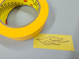 3M - 1 1/4 Inch Masking Tape for custom paint work