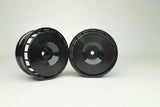 GA18 - 1-10 Drift Car Competition Wheel DISH WHEEL (24mm Width) - 4mm RIMS - YELLOW WHITE BLACK [Reve D] RW-GA18Y4 RW-GA18W4 RW-GA18K4