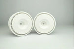 GA18 - 1-10 Drift Car Competition Wheel DISH WHEEL (24mm Width) - 4mm RIMS - YELLOW WHITE BLACK [Reve D] RW-GA18Y4 RW-GA18W4 RW-GA18K4