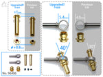 96406 DriftART Dual Rate Suspension Fish-Eye Shock Parts