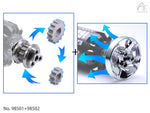 98501 Steel 3X Motor Gear Drift ART