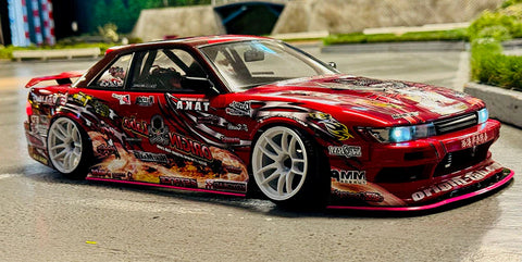 NISSAN S13 SILVIA ORIGIN LAB - ANIMAL (W- TAKA LIVERY) [ADDICTION RC] AD-HB16-ANIMAL