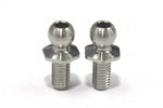 4.3mm SPM TITANIUM ROD END BALL SHORT NECK ( LENGTH 6.0MM) 2-Pack [Reve D] RT-006SNA
