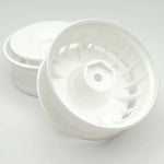 GA18 - 1-10 Drift Car Competition Wheel DISH WHEEL (24mm Width) - 4mm RIMS - YELLOW WHITE BLACK [Reve D] RW-GA18Y4 RW-GA18W4 RW-GA18K4