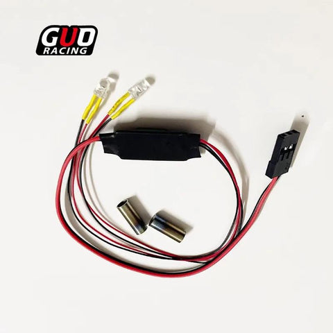 TG Racing RC model simulation of inertial flash tail exhaust light