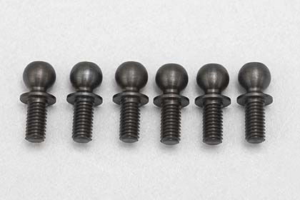 YOKOMO Hex Hole Rod End 4.8mm Ball Stud Head (M Size - 13 mm) 6-Pack [Yokomo] B8-206MHA