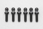 YOKOMO Rod End 4.3mm Ball Stud (16.8mm Length - 10mm Thread) with HEX Hole (LL Size) 6-Pack [Yokomo] ZC-206LLHA