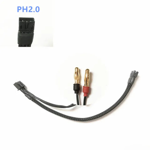 4mm Banana/XT60 Plug To MR30-M Plug Charging Cable (2S Balance Charging)