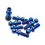 GR5 Titanium threaded M3 Ball ends (4pcs) (Long or Small)- House of RWD