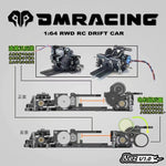 NEZ 1/64 RWD Drift Chassis ARR Version - DMRACING