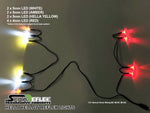 HELLA YELLOW Reflex LIGHTS LED Light Kit For 1/10 R/C Car (10 LED KIT) LIPO Or RECEIVER – 700500