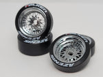 20mm Silver BBS AZENIS Aluminum Wheel & Tire COMBO -SET