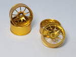 22.5mm 'S10's' [GOLD] Aluminum Wheel 4pcs