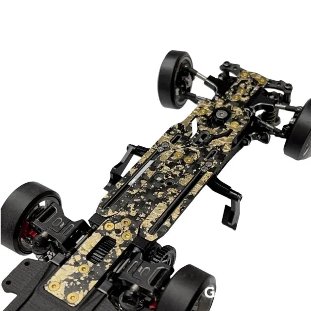 1/24 MA1.5 Carbon Fiber Chassis Gold Black- MA RACING – RC Supremacy