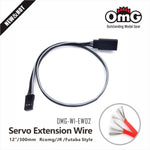 12"/300mm Servo Extension Wire