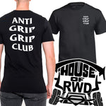 'ANTi GRiP, GRIP CLUB' Crew neck T-Shirt