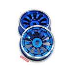 20mm 10 Spoke BLUE Anodized Wheel 4pcs