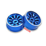 20mm 10 Spoke BLUE Anodized Wheel 4pcs