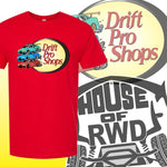 'Drift Pro Shops' Crew neck T-shirt
