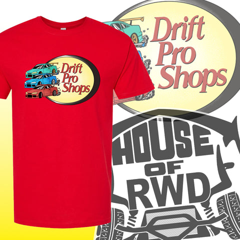 'Drift Pro Shops' Crew neck T-shirt