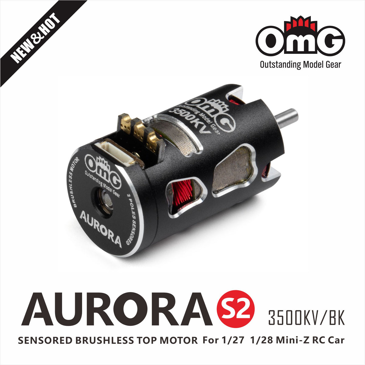 2 Color Motor SENSORED BRUSHLESS 'AURORA' 3500KV MOTOR (MULTIPLE COLORS) – RC Supremacy