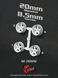 DS Racing 5 spoke WHITE (Narrow or Wide)
