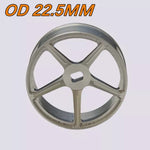 22.5mm 'Concaves' Aluminum Wheels 4pcs