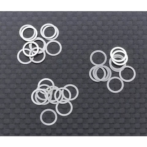 5.1 x 6.5mm Stainless Steel Shim Set (0.1, 0.2, 0.3mm 10/ea) #SH-004-5165