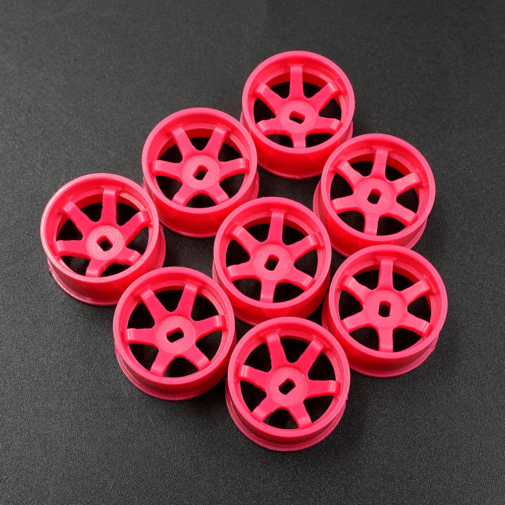 20mm WIDE Rim SET (OFFSET 0 +1 +2 +3) FLORESCENT PINK – RC Supremacy